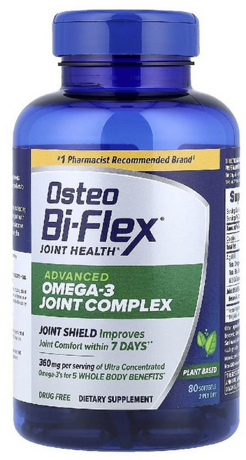오스테오바이플렉스 오메가3 조인트 컴플렉스 Omega-3 Joint Complex 80정, 1개