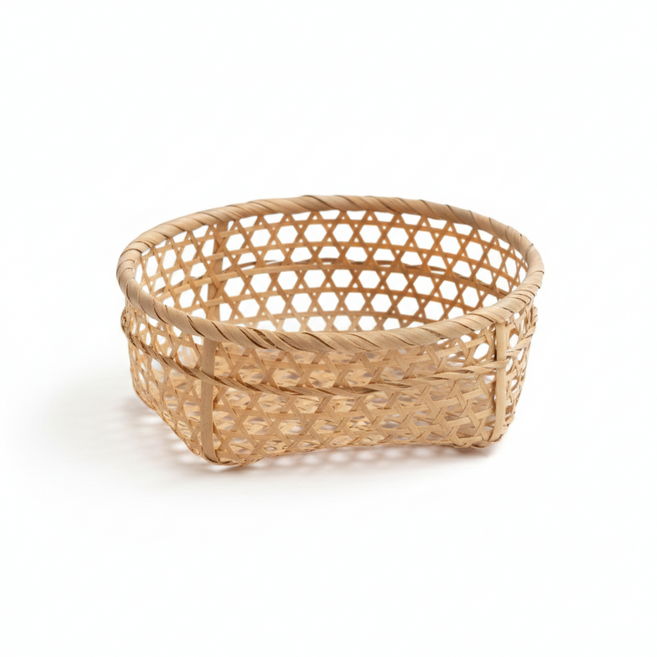 노던팜스 대나무 원형 바구니, S, 1개