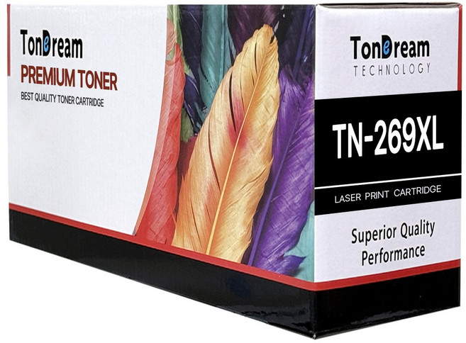 브라더 호환 TN-269XL 대용량 재생토너 MFC-L3760CDW HL-L3220CW DCP-L3520CDW, 검정 대용량, 1개