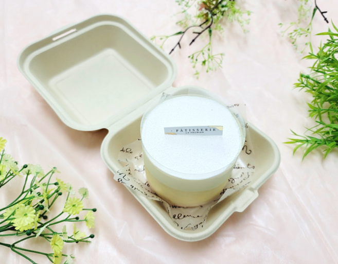 미니케이크 도시락케이크 답례품 선물용 조각케익 치즈 티라미수 초코 말차 레드벨벳 산딸기, 265g, 1개, 더블치즈