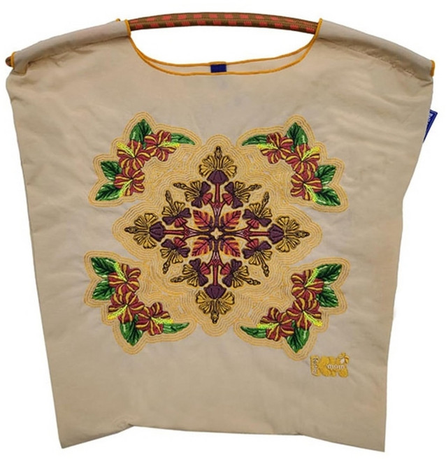 볼앤체인 BallandCahin Hawaiian quilts torch ginger 여성 에코백 MSIZE