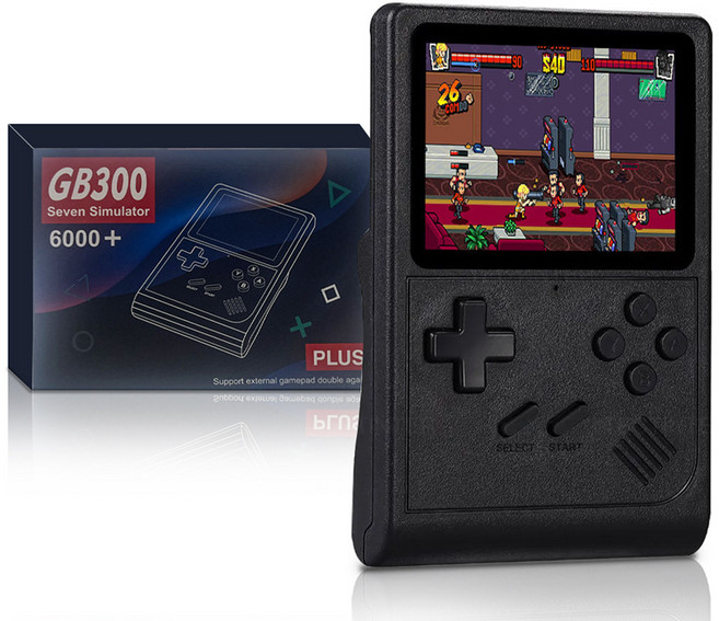 ANYOU 미니게임기 1000종 고전게임 3.0 인치 레트로게임기, 색상 1