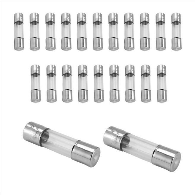 20 x 250 v 2a f2al 빠른 F 링크 유리 튜브 퓨즈 5 mm x 20 mm, 은 &amp; 투명