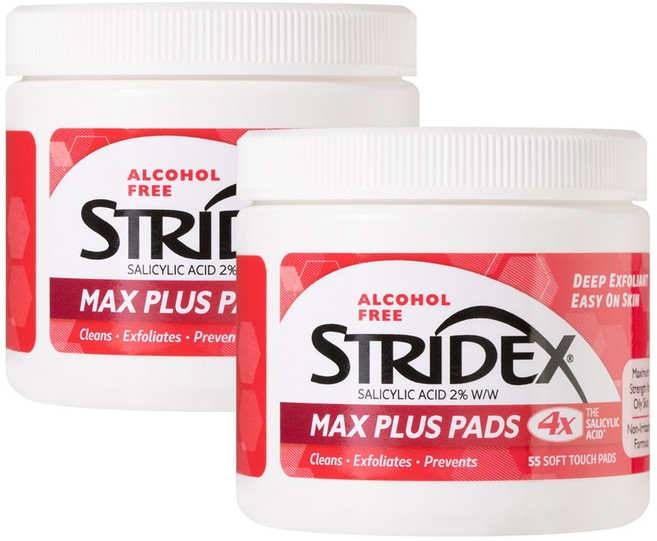 스트라이덱스 맥스 플러스 패드 180g, 55매입, 2개