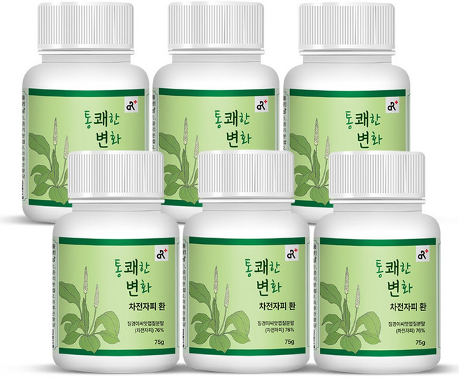 통쾌한 변화 차전자피환, 6개, 75g