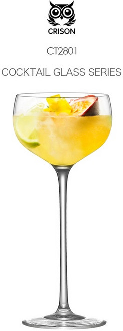 CRISON 日式水晶高腳雞尾酒杯, 1個