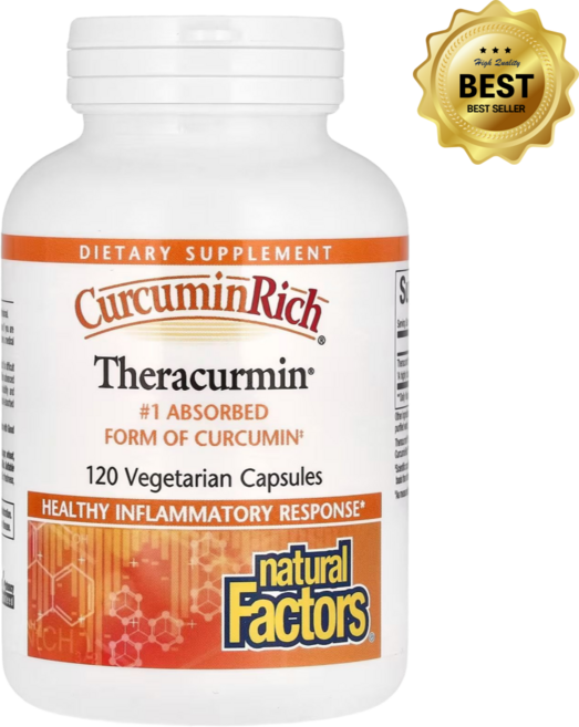 네이추럴펙터 커큐민 풍부한 테라커민 30mg 고흡수 120캡슐, 120정, 1개