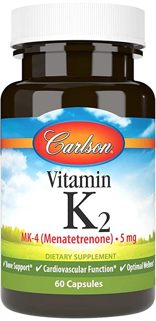 칼슨랩스 비타민 K2 5mg 캡슐, One Color, 1개, 60정 - 쿠팡