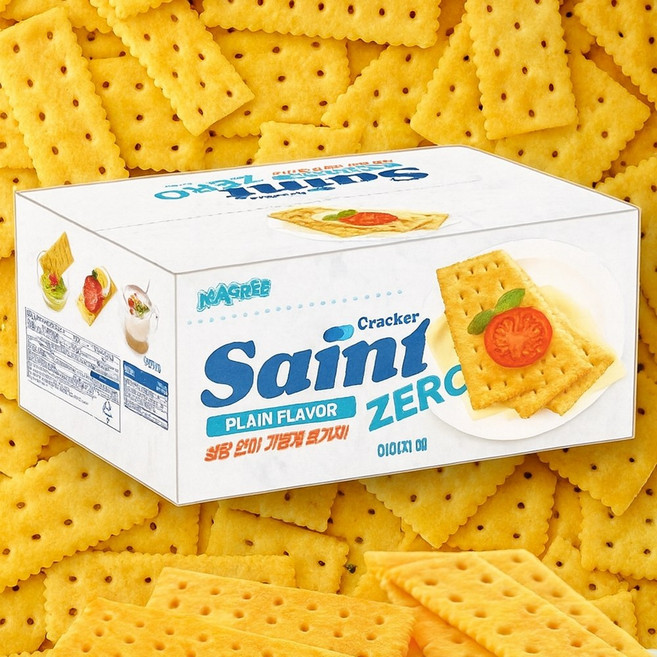 세인트 슈가 제로 크래커 1키로 대용량 플레인맛 무설탕 슈가프리, 1개, 1kg