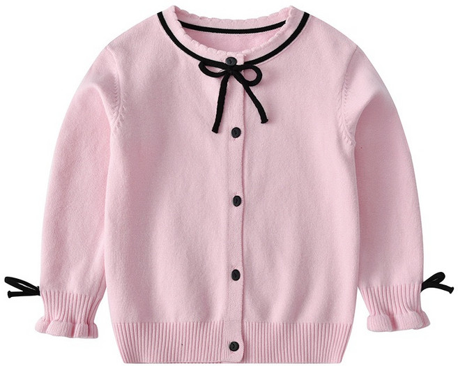 크리스탈하우스 여아 봄가을 간절기 리본 가디건 [T225]