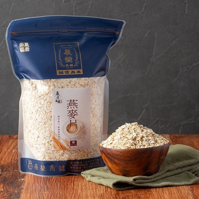 展榮商號 黑麥片, 1個, B.燕麥片(細), 450g