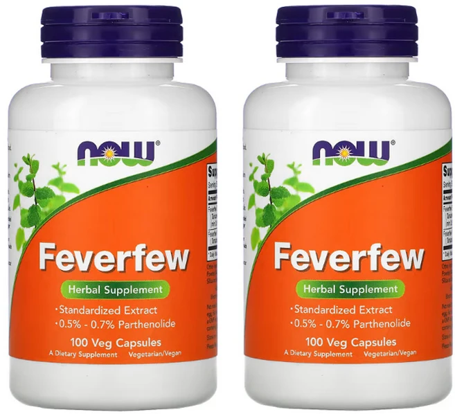 나우푸드 피버퓨 100식물성 캡슐 2팩, 100정 - 쿠팡