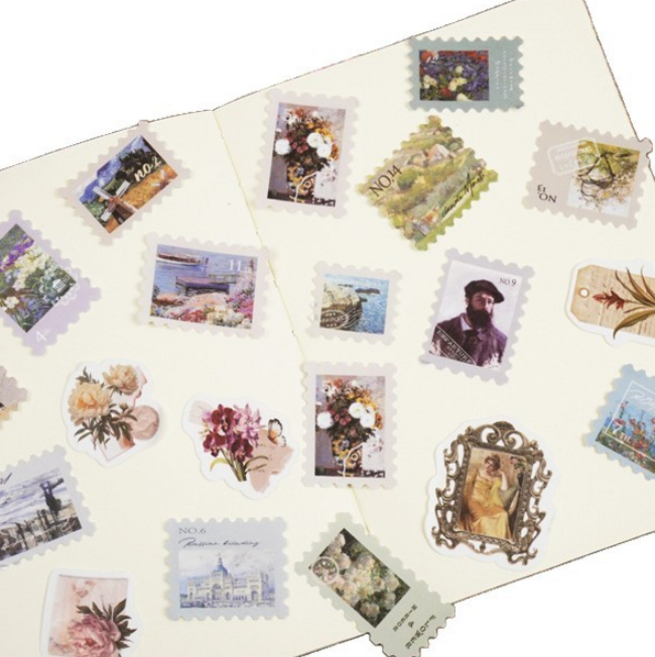 레트로 빈티지 스티커 70종, 2p, 옵션3