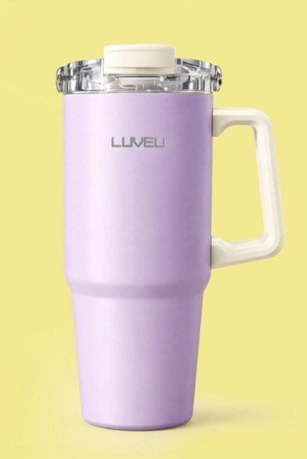 라온까사 러뷰 커플 텀블러 900ML 스텐304, 1개, 퍼플