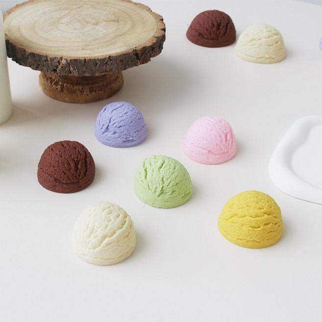 [왓위셀] 스쿱 아이스크림 모형 6종 여름 소품