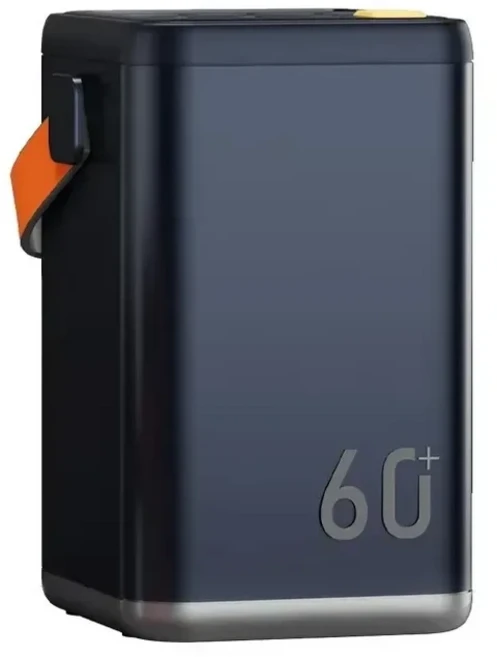 60W 휴대용 보조베터리 60Ah 대용량 고속 충전 PD18W Iphone 15 Xiaomi 용 외부 예비 배터리, 01 50001mAh~100000mAh, 02 60000mAh  blue