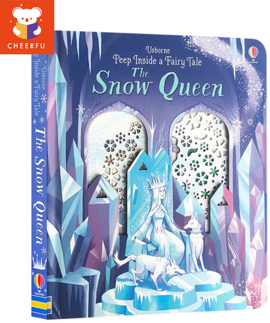 Usborne Peep Inside Books 시리즈 교육용 그림책 유아 영어 학습 보드북, snow queen