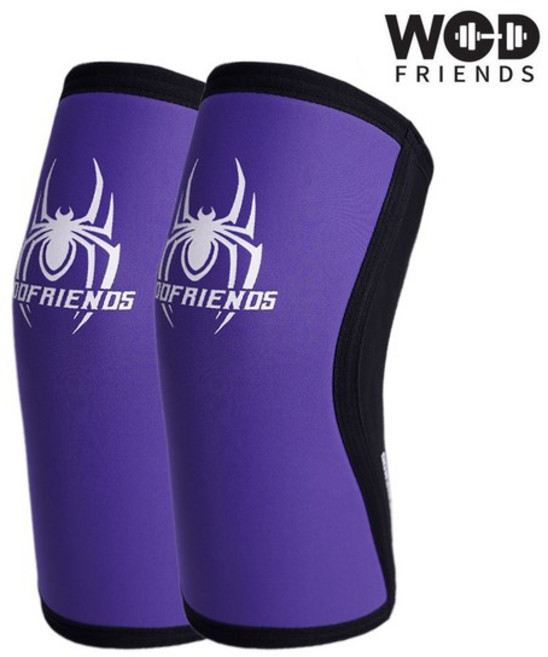 크로스핏선수용 무릎보호대 7mm 퍼플 1쌍 WFK6, 1개, M(Medium)