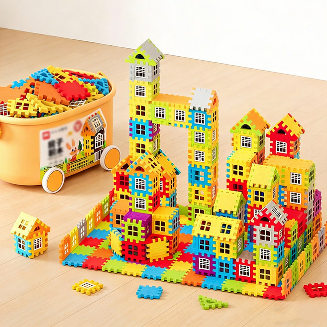 토요요 어린이 블록 장난감 160개 조립블록 창의력 발달 건축놀이 완구 토요요 DIY JM-YZ1, 1세트, 160PCS