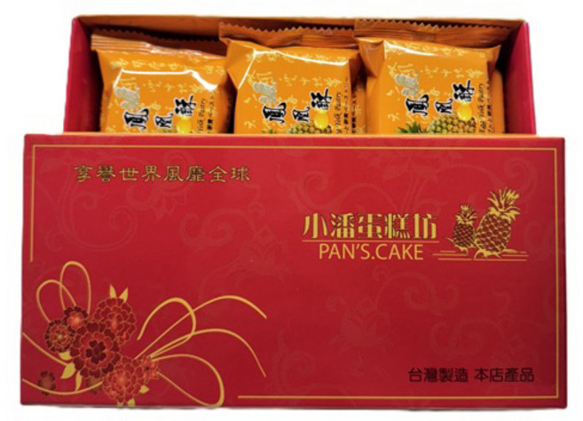 小潘蛋糕坊 鳳梨酥, 1個, 精裝鳳凰酥10入