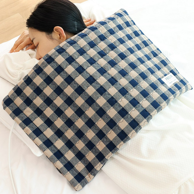 애슬라 프리미엄 전기 온열 찜질기, 오트네이비, ALK-YC501