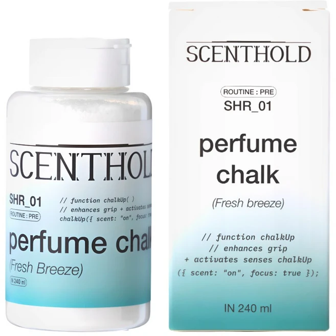 퍼퓸초크 그립파우더 향기나는 초크가루 라켓스포츠용 프레시 브리즈향, 1개, 150ml - 쿠팡