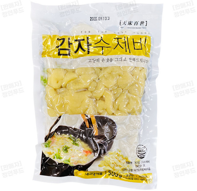 내고향 감자수제비 (실온), 10개, 500g
