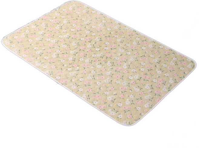 4중완벽흡수 볼라비 환자용 방수패드 노인 요양원 어르신 성인 환자 방수시트 방수매트 침대 방수 방수요 병원용 위생 시트, 플라워옐로우