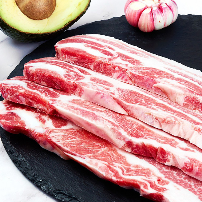 한돈 삼겹살 국내산 통삼겹살 수육용 돼지고기, 한돈 칼집삼겹살 500g, 1개