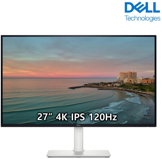 DELL S 27 모니터 4K UHD IPS 120Hz 피벗 스피커 3년품질보증, S2725QS, 68.4cm