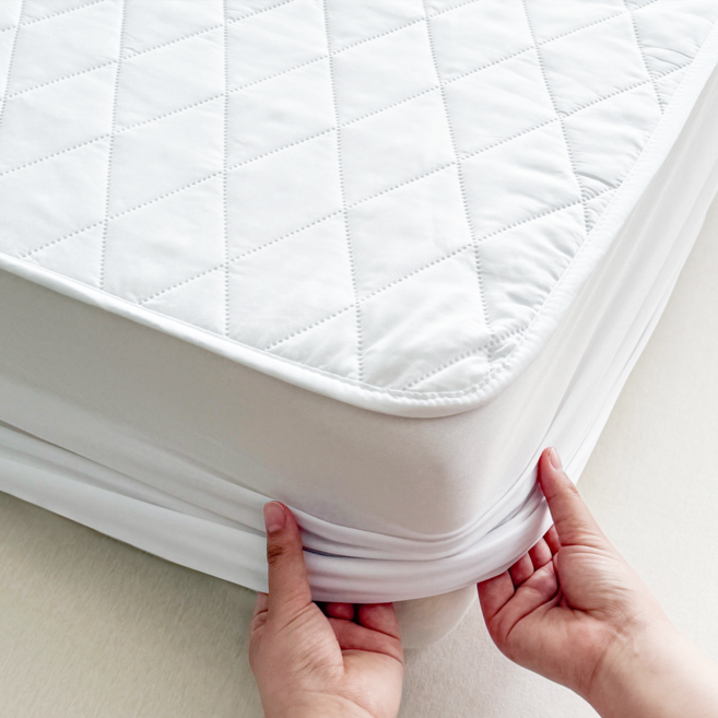 마이라이크 진드기차단 누빔 매트리스 커버 알러지케어 항균 워싱 침대커버