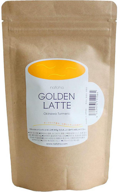 Nat Ha. 일본직구 100% 일본산 나토하 골든라떼 100g(약 20컵) 1개, 100g, 1개입