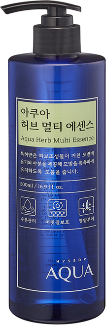 히솝 아쿠아 허브 멀티 헤어 에센스, 1개, 500ml