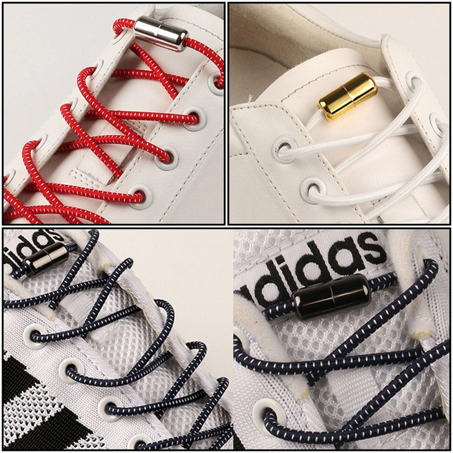 예삐스토어 3종set 운동화끈 캡슐 무매듭 끈풀림 방지 매듭없는 신발끈