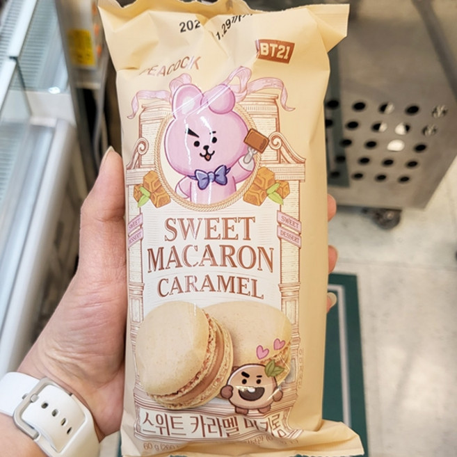 피코크 B21 스위트 카라멜 마카롱, 60g, 1개