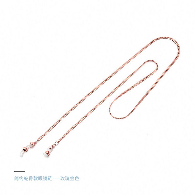 J 眼鏡掛鏈 鈦鋼 明星同款 时尚 太陽眼鏡鏈條掛繩