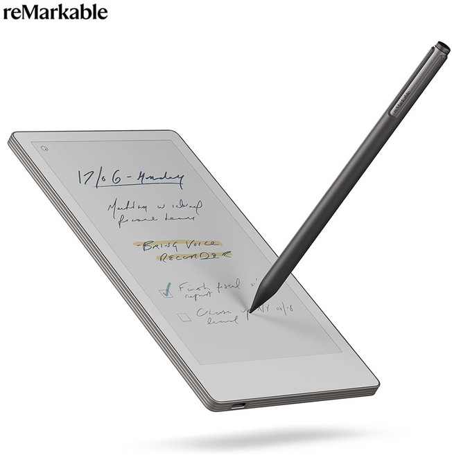 리마커블 페이퍼 프로 무브 마커 플러스 기능이 탑재된 초소형 컬러 185mm (7.3인치) 디지털 태블릿 with Marker Plus (관부가세포함_미국정품), Wi-Fi, 64GB, Silver