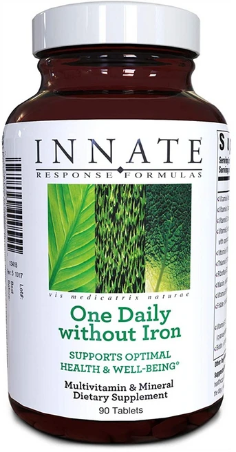 INNATE Response Formulas One Daily Iron 인네이트 리스폰스 포뮬라 원 데일리 철분 90정, 1개 - 쿠팡