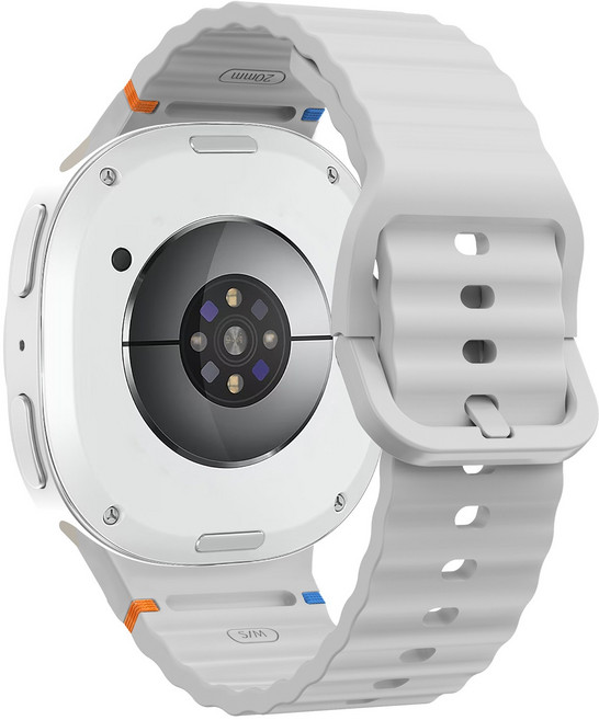 갤럭시 워치8/8 호환 클래식 스트랩 스포츠 밴드 실리콘 40mm 44mm 46mm, 라이트그레이