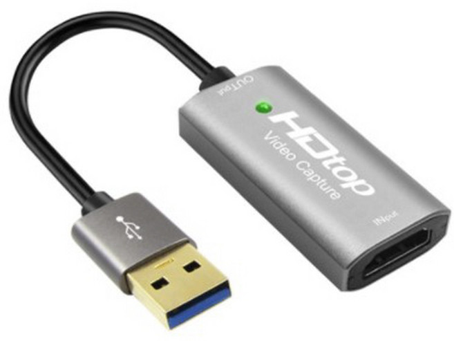 외장 4K USB3.0 HDMI캡쳐보드 60Hz 닌텐도스위치 비디오 PC 노트북 캡처카드 방송 편집, 1