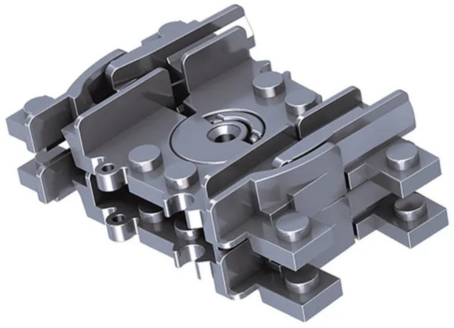 요고요 블록 기찻길 철도 레일 기차 트랙 [낱개판매상품], 가변 트랙, 1개