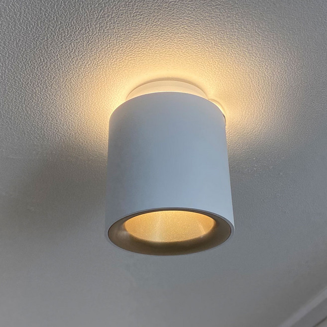 데이온 LED 직부등 투톤 인테리어조명 현관 복도등, 검정색바디