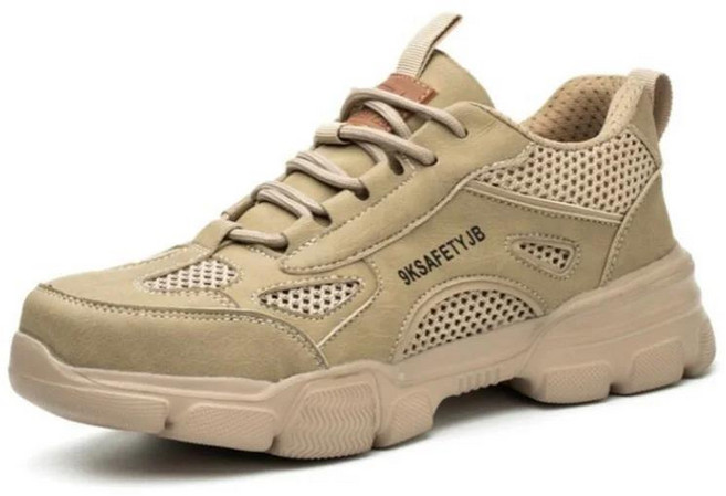 2025 남녀공용 안전화 파괴할 수 없는 부츠 작업 강철 발가락 신발 스포츠 스타일
