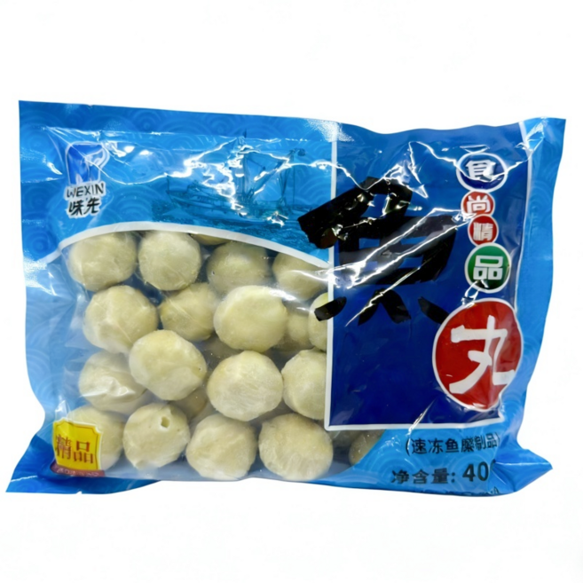 <중화국제>갑오징어피쉬볼 어묵볼 완자볼 샤브샤브 훠궈 마라탕 재료, 400g, 5개