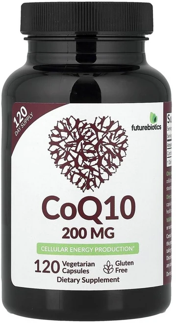 퓨처바이오틱스 코큐텐 200mg Futurebiotics CoQ10 200 mg 120정, 1개 - 쿠팡