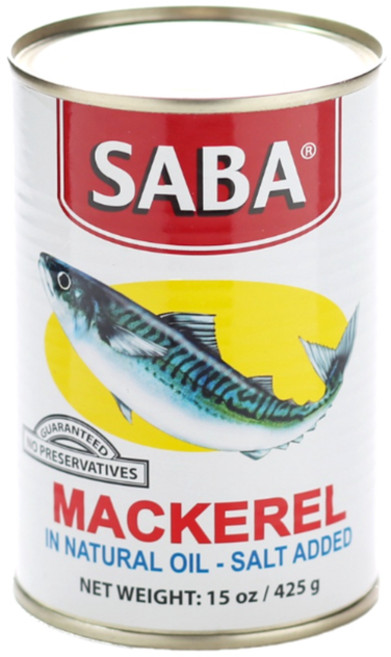 필리핀 사바 고등어 통조림 SABA Mackerel, 1개, 425g