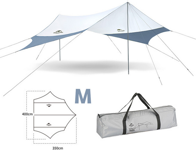 네이처하이크 그늘막 텐트 렉타 타프 천막 야외 캠핑 파라솔 UPF50+NH16T012-S M 3.5x4M