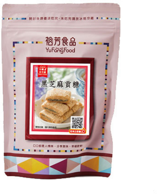 裕芳食品芝麻貢糖傳統手工製作香酥可口不黏牙獨立包裝方便攜帶, 1個