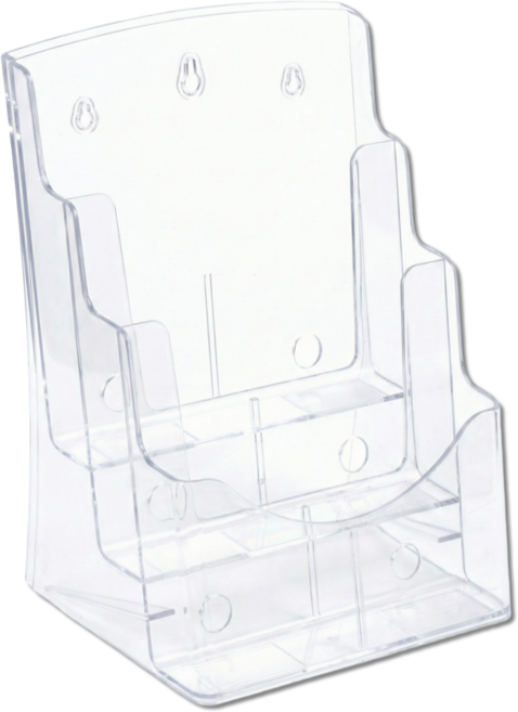 펴나나다 A4 아크릴 카달로그 꽂이 스탠드, 1개, 3단