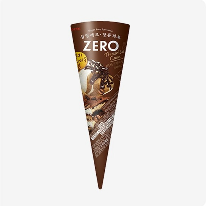 ZERO 쿠키티라미수 콘, 3개, 150ml